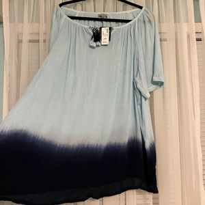 Avenue flowy dip dye blouse - NWT - Size 26/28